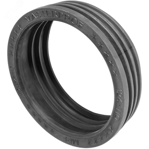 Манжета для канализации черная ТЭП 124х110 | код ИС.131817 | MasterProf