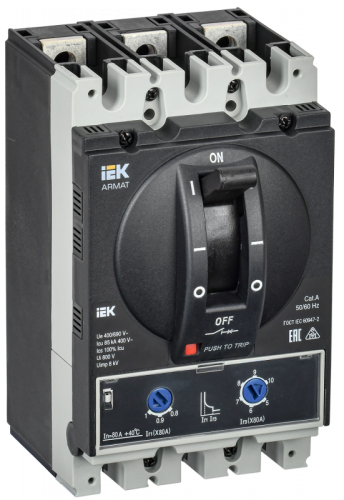 ARMAT Авт. выкл. лит. корпус 3P A 85кА 80А ТМ рег. IEK | код AR-MCCB-3A-085-0080A-ATUC | IEK
