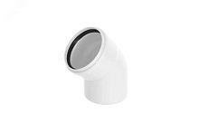 Отвод НПВХ 110 мм 30 градусов ВК ШУМЭКС | код 2391054 | Хемкор