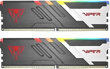 Память DDR5 2x32GB 5200MHz Patriot PVVR564G520C40K Viper Venom RGB RTL Gaming PC5-41600 CL40 DIMM 288-pin 1.35В с радиатором Ret | код 1909705 | PATRIOT
