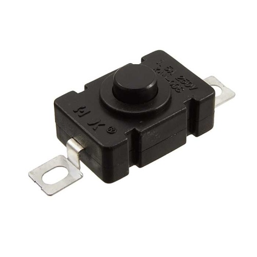 Кнопочный переключатель RUICHI MJ-PBS02A, ON-OFF, 1.5 А, 250 В | код 87244 | Ruichi