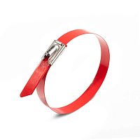 Стяжки стальные с покрытием СКС-П (316) 4,6*350 (красн) (Fortisflex) | код 83065 | Fortisflex
