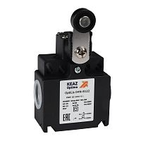 Выключатель концевой OptiLiS D4N-8125 рычаг металлический с роликом металлическим EN 50047 XCKT2119P16 | код 365321 | КЭАЗ