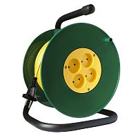 Удлинитель ТМ Союз силовой на катушке с 4 гнезда 2200 Вт 40м | код 481S-3204 | Universal