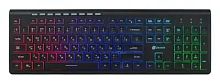 Клавиатура Оклик 490ML черный USB slim Multimedia LED | код 1067202 | Oklick