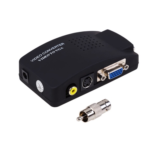 Конвертер BNC/RCA + S-video на VGA (в комплекте переходник гн. BNC – шт. RCA) REXANT | код 17-6932 | REXANT