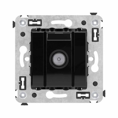 Розетка телевизионная оконечная TV СП Avanti "Черный квадрат" DKC 4402523 Розетка телевизионная оконечная TV СП Avanti "Черный квадрат" DKC 4402523