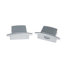 Набор аксессуаров UFE-N01 SILVER B POLYBAG для алюм. профиля заглушки 4шт пластик серебр. Uniel UL-00000620