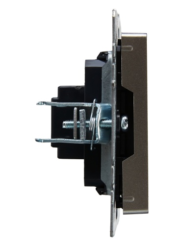 BRITE Розетка HDMI РHDMI-0-БрС сталь | код BR-H10-K46 | IEK фото 2