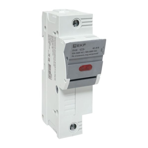 Предохранитель-разъединитель DF 22х58 1Р (тип ПВЦ) EKF | код df221-e | EKF фото 2