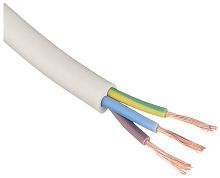 Провод ПВСмб 3х1.5 (бухта 100м) белый Народный ТРТС | код SQ0118-0907| РЭМЗ ТМ