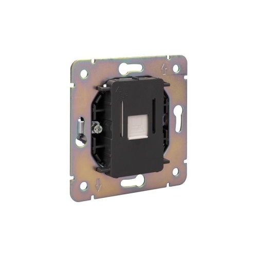 Розетка STRONG компьютерная RJ45 кат6 скрытой установки механизм жемчуг | код KR-78-0724-4 | REXANT фото 5