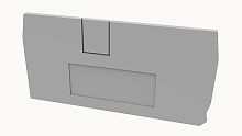 D-DS4-QU-01P-16-00Z(H), Крышка концевая для клемм, серая, шт | код 11060000479 | DEGSON
