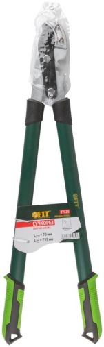 Сучкорез, тефлон. покрытие, наковальня, шестеренч. передача, стальные ручки с прорезинен. рукоятками | код 77123 | FIT фото 3