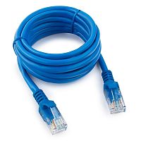 Патч-корд UTP Cablexpert PP12-2M/B кат.5e, 2м, литой, многожильный (синий) | код PP12-2M/B | Cablexpert