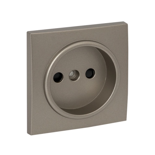 Валенсия лицевая панель розетки 1-местной б/з 10 А кашемир с защ, штор, PROxima | код ESR10-L-022-40 | EKF Валенсия лицевая панель розетки 1-местной б/з 10 А кашемир с защ, штор, PROxima | код ESR10-L-022-40 | EKF