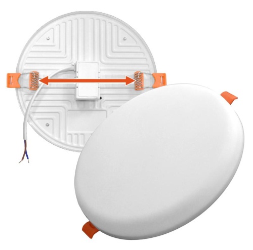 Светильник светодиодный безрамочный встраив. круг. с рег. монтаж. 9Вт 720лм 230В 4000К 90мм IP20 IONICH 1586 Светильник светодиодный безрамочный встраив. круг. с рег. монтаж. 9Вт 720лм 230В 4000К 90мм IP20 IONICH 1586