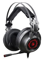 Наушники с микрофоном A4Tech Bloody J527 серый 2м мониторные USB оголовье (J527) | код 1392096 | A4TECH