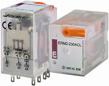 Реле электромеханическое ERM2-230ACL 2p | код 002473005 | ETI