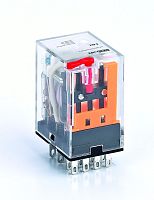 Промежуточное реле 4 конт. с LED инд. и TEST функ. 3А 127В AC ПР-102 | код 23829DEK | DEKraft