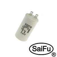Пусковой конденсатор SAIFU CBB60, 8 мкФ, 450 В | код 99730 | Saifu