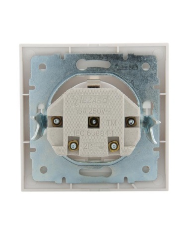 DERIY Розетка с защитой от детей ПБТ белый | код 702-0202-124 | Lezard фото 3