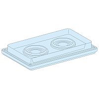 САЛЬНИК. ПАНЕЛЬ С 2 ОТВЕРСТИЯМИ ДИАМЕТРОМ 33 - 72 ММ, IP55 | код LVS08899 | SCHNEIDER ELECTRIC