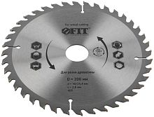 Диск пильный для циркулярных пил по дереву 200x30/25.4x40T | код 37746 | FIT
