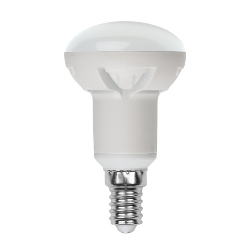 Лампа светодиодная диммируемая LED R50 6Вт 3000К E14 FR DIM PLP01WH матовая. Серия Palazzo. Теплый свет . Картон. Uniel. | код UL-00000933 | UNIEL