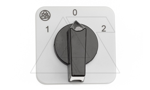 Переключатель BS 16 51 U, 1P, 20A, тип 1-0-2 (60°), 1NO на 1_2, на дверь, фронт IP40 | код EAC602364R | Rade Koncar
