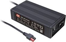Источник питания AC-DC, зарядное устройство, 304Вт, вход 90…264В AC/127…370В DC, выход 14.4В/20А, рег. вых=10.5…15.2В, изоляция 3000В AC, в кожухе, 180х96х49мм, -30…+70С, тип АКБ свинцово-кислотный или литиевый, силовой разъём типа Андерсон | код NP