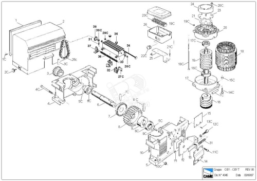 Электромагнит C-BYT (арт) | код 119RIC041 | CAME Электромагнит C-BYT (арт) | код 119RIC041 | CAME