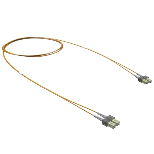 Оптический коммутационный шнур Duplex SC-UPC/SC-UPC, 50/125 OM2, 5 м | код RNPC50DCC5 | DKC