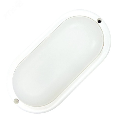 Светильник светодиодный ДПО-15Вт 1200 лм 4000K IP65 ЖКХ овал Luma | код BKL-1002-V-15-4000 | EKF