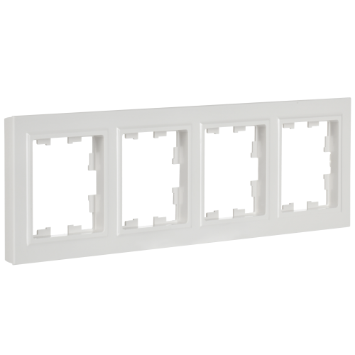 BRITE Рамка 4-местная РУ-4-БрБ белый | код BR-M42-K01 | IEK фото 4
