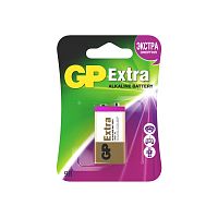 Алкалиновая батарейка GP Extra Alkaline 9V Крона - 1 шт. на блистере 1604AXNEW-5CR1 | код 4891199180484 | GP Batteries