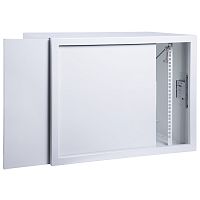 19 Настенный шкаф Rexant АНТИВАНДАЛЬНЫЙ пенал 9U 600?400?470мм,(ШxГxВ) RAL 7035 | код 04-2251 | REXANT