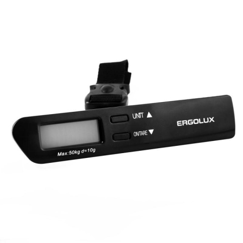 Весы ручные электронные ELX-SB04-C02 до 50кг безмен черн. Ergolux 15133 фото 2