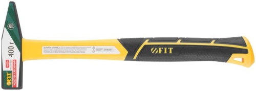 Молоток кованый Профи 400г фибергласовая усилен. ручка FIT 44334 фото 6