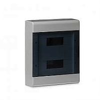 Щит распределительный навесной на 24 модуля с дверцей серый IP40 (ЩРн-П-24) | код 68324СП | Ruvinil