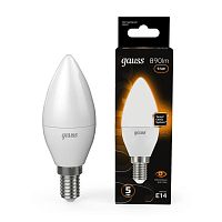 Лампа светодиодная Black Candle E14 9.5Вт 3000К | Код. 103101110 | Gauss
