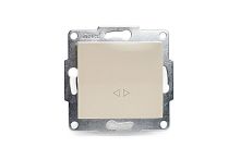 Механизм выключателя промежуточного 1-кл. 2п СП Karina 10А IP20 крем. LEZARD 707-0388-107