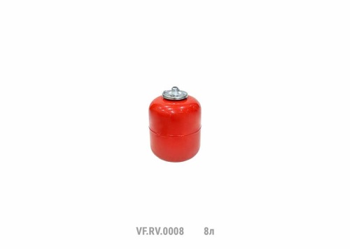 Бак расширительный вертикальный RV 8л красн. | код VF.RV.0008 | VALFEX