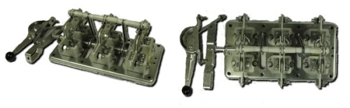 Рубильник РБ-4М/2Л, U ном. 400 А, с боковой рукояткой, вал 205 мм, левый, серия Р ТУ 3424-002-01395420-01 | код РБ-4М/2Л(П) | СЭМЗ Электродеталь г. Саратов