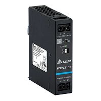 Блок питания импульсный Force-GT, 120W, 5А, 90_264VAC / 24VDC, DIN35, реле DC OK, винт.клеммы, ал.корпус | код DRF-24V120W1GBA | Delta Electronics