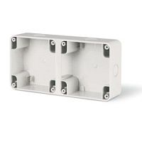 Корпус для настенного монтажа, 2x M95(95x95mm), IP66, серия PROTECTA | код 137.102 | Scame