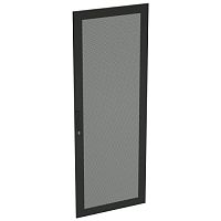Дверь перфорированная одностворчатая для IT-CQE 1200 x 800 RAL9005 | код R5ITCPMM1280B | DKC