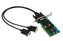 Плата CP-132UL-I-T 2 port RS-422/485,UPCI, surge protection 16KV,isolation,921.6Kbps,t:-40/+75 | код 00-06031706 | MOXA