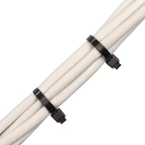 Стяжки нейлоновые НСС «EasyFix» 3х250 (черн) (100 шт) | код 89922 | Fortisflex фото 4