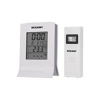 Метеостанция с беспроводным выносным датчиком | код 70-0595 | REXANT